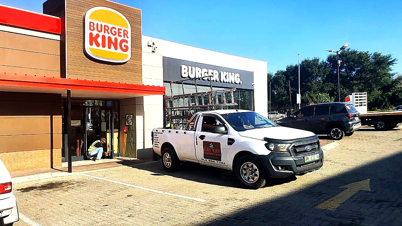 Kay Kay at Burger King commercial installation